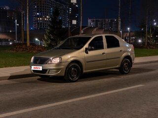 2012 Renault Logan I Рестайлинг, бежевый, 450000 рублей, вид 1