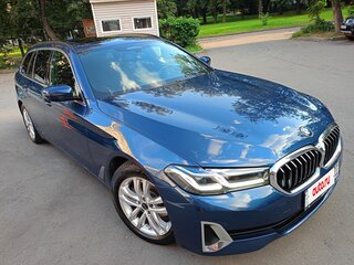 2020 BMW 5 серии 520d xDrive VII (G30/G31/G38) Рестайлинг, синий, 3950000 рублей, вид 4