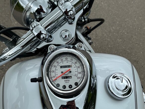 2009 Yamaha XVS650 Drag Star, белый, 550000 рублей - вид 9