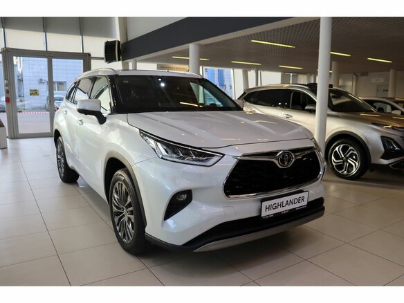2026 Toyota Highlander IV (XU70), белый, 5349000 рублей