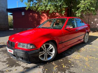 1993 BMW 3 серии 316i III (E36), красный, 345000 рублей, вид 1