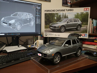 2004 Porsche Cayenne I (955), серый, 1100000 рублей, вид 1