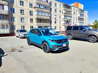 2019 Volkswagen T-Cross I, синий, 1490000 рублей, вид 4