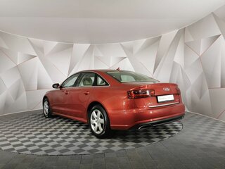 2015 Audi A6 IV (C7) Рестайлинг, красный, 1245150 рублей, вид 4