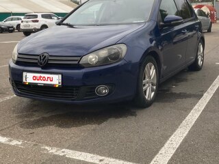 2010 Volkswagen Golf VI, синий, 520000 рублей, вид 2