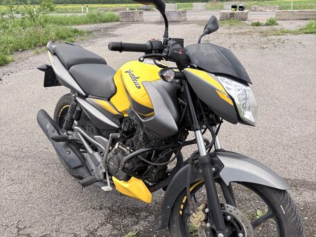 2021 Bajaj Pulsar NS 125, жёлтый, 120000 рублей, вид 5