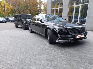 2019 Mercedes-Benz Maybach S-Класс 450 I (X222) Рестайлинг, чёрный, 7100000 рублей, вид 2