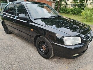 2009 Hyundai Accent ТагАЗ II, чёрный, 315000 рублей, вид 3
