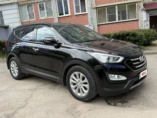 2013 Hyundai Santa Fe III, чёрный, 1720000 рублей, вид 3