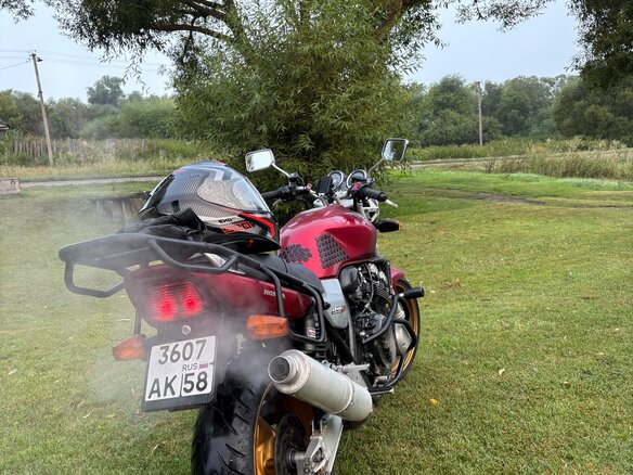 2000 Honda CB 400 Super Four, красный, 320000 рублей