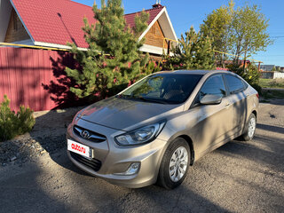 2011 Hyundai Solaris I, бежевый, 500000 рублей, вид 1