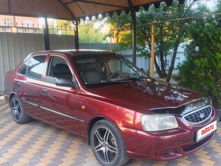 2006 Hyundai Accent ТагАЗ II, красный, 420000 рублей, вид 2