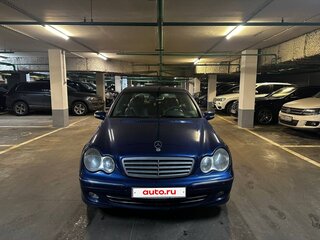 2004 Mercedes-Benz C-Класс 200 II (W203) Рестайлинг, синий, 565000 рублей, вид 1