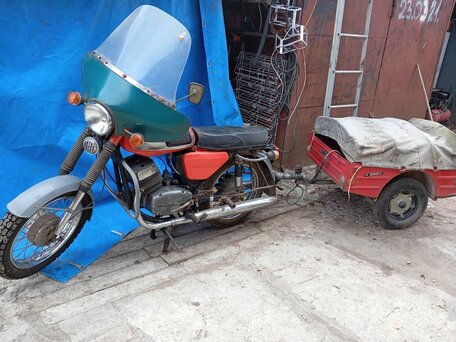 1980 Jawa 350/634, красный, 135000 рублей, вид 1