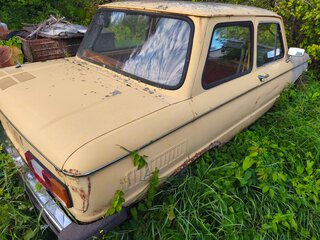 1990 ЗАЗ 968 М, жёлтый, 9000 рублей, вид 2