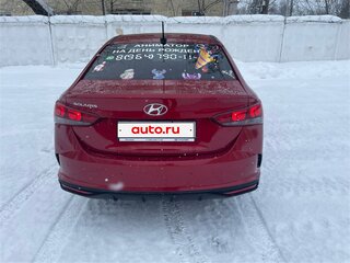 2021 Hyundai Solaris II Рестайлинг, красный, 1650000 рублей, вид 5