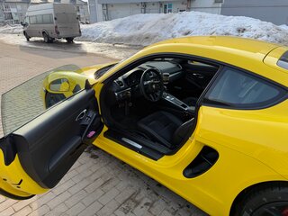 2014 Porsche Cayman II (981), жёлтый, 4800000 рублей, вид 5