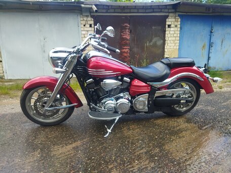 2006 Yamaha XV 1900, красный, 726048 рублей, вид 3