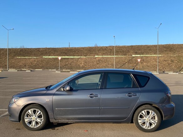 2008 Mazda 3 I (BK) Рестайлинг, серый, 610000 рублей - вид 7