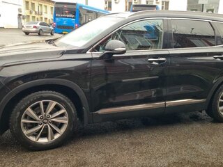 2020 Hyundai Santa Fe IV, чёрный, 2800000 рублей, вид 4