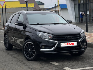 2020 Lada (ВАЗ) Vesta SW I, чёрный, 1100000 рублей, вид 3