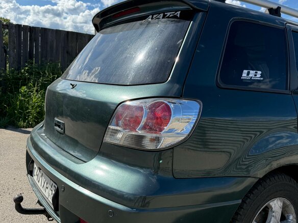2003 Mitsubishi Outlander I, зелёный, 420000 рублей - вид 8