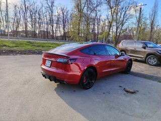 2019 Tesla Model 3 Long Range I, красный, 3500000 рублей, вид 2