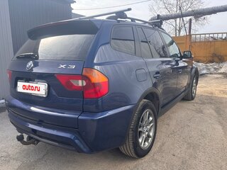 2006 BMW X3 30i I (E83), синий, 950000 рублей, вид 4