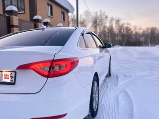 2015 Hyundai Sonata VII (LF), белый, 1350000 рублей, вид 5