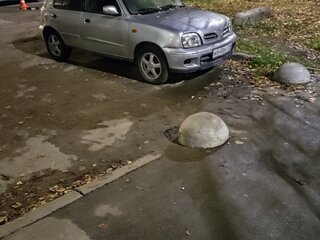2001 Nissan Micra II (K11), серебристый, 370000 рублей, вид 2