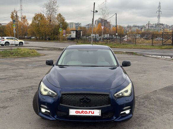 2017 Infiniti Q50 I, синий, 1550000 рублей - вид 2