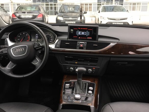 2014 Audi A6 IV (C7), чёрный