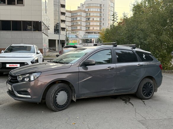 2021 Lada (ВАЗ) Vesta SW I, серый, 799000 рублей - вид 5