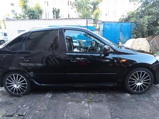 2014 Lada (ВАЗ) Granta Sport I, чёрный, 468000 рублей, вид 4