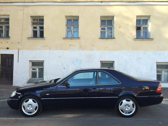 1998 Mercedes-Benz CL-Класс 500 I (C140), синий - вид 2