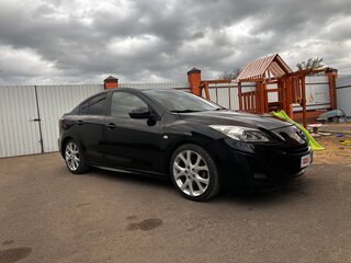 2009 Mazda 3 II (BL), чёрный, 820000 рублей, вид 3