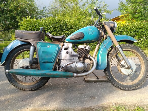1961 ИЖ Иж-56, голубой, 90000 рублей