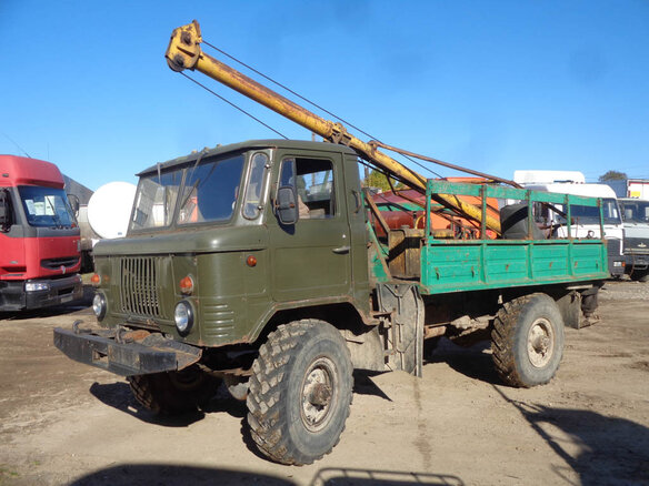 1988 ГАЗ ГАЗ-66, зелёный - вид 1