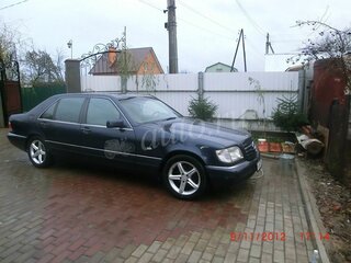 1997 Mercedes-Benz S-Класс 320 Long III (W140) Рестайлинг, синий, 1650000 рублей, вид 2