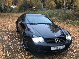 2002 Mercedes-Benz SL-Класс 500 5-speed V (R230), чёрный, 2450000 рублей, вид 5