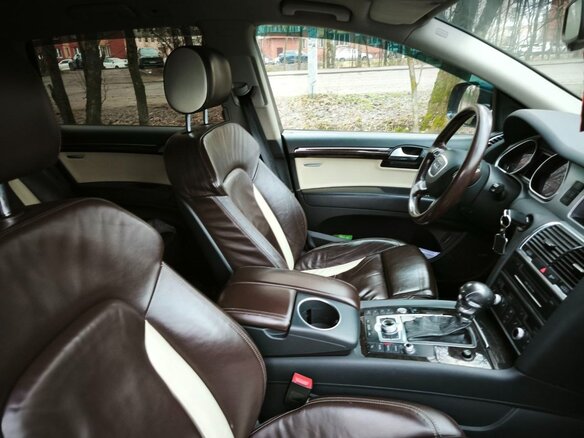 2012 Audi Q7 8-speed I (4L) Рестайлинг, чёрный, 2500000 рублей - вид 14