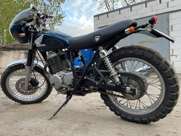 2001 Honda CB 400SS, синий - вид 3