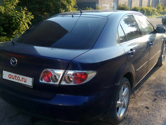 2005 Mazda 6 I (GG) Рестайлинг, синий, 170000 рублей - вид 16