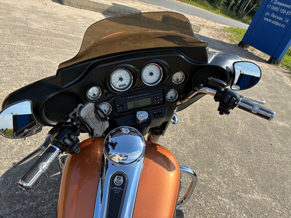 2008 Harley-Davidson Street Glide, оранжевый, 860000 рублей - вид 9