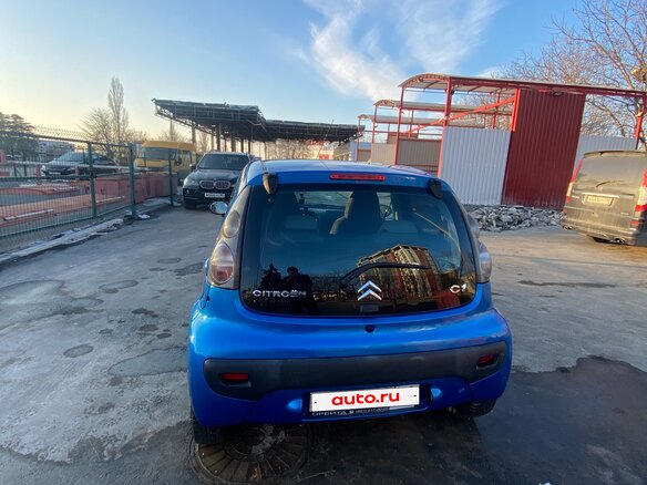 2011 Citroen C1 I Рестайлинг, синий, 640000 рублей - вид 5