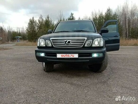 2006 Lexus LX 470 II Рестайлинг, чёрный, 2090000 рублей