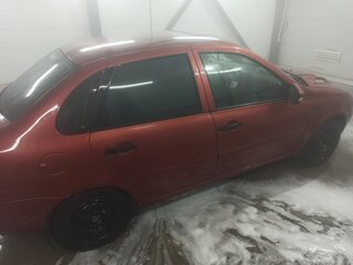 2007 Lada (ВАЗ) Kalina I, красный, 230000 рублей, вид 4