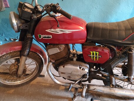 1982 CZ 350, красный, 49000 рублей, вид 3