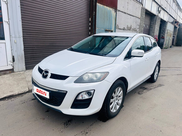 2011 Mazda CX-7 I Рестайлинг, белый, 1000000 рублей