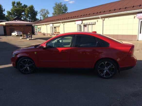 2007 Volvo S40 II Рестайлинг, красный, 700000 рублей - вид 7